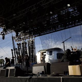 Band Rocking Coachella Stage