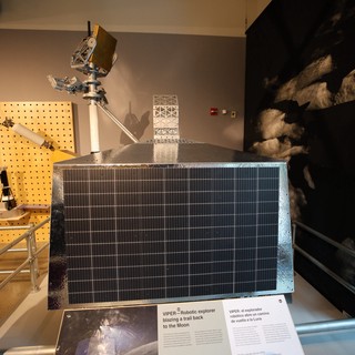 VIPER Lunar Robotic Explorer Display at Space Museum
