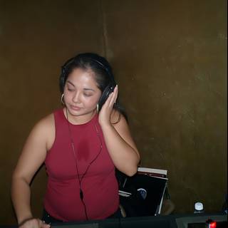 Red-Hot Deejay in Action