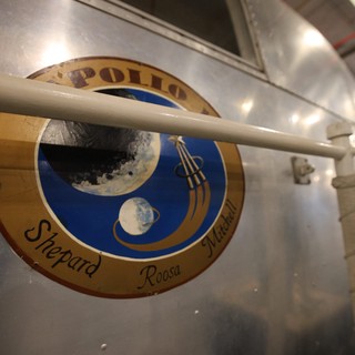Apollo 8 Mission Emblem on USS Hornet Aircraft Carrier
