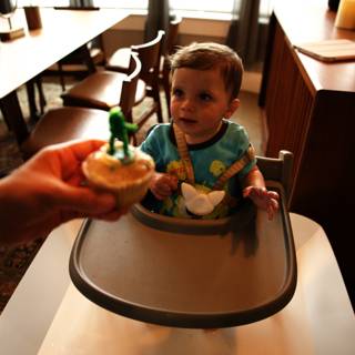 Wesley's First Birthday Bash: Cupcakes and High Chairs!