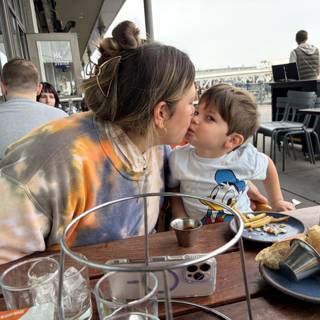 A Tender Moment at Lunch