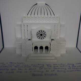 Beautiful 3D Pop-Up Church Card