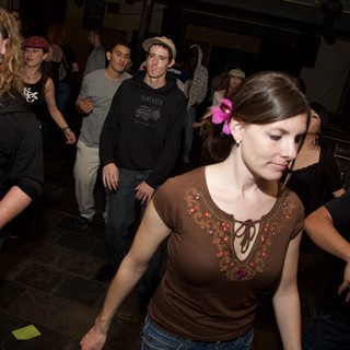 Night Out Dancing at a Crowded Indoor Venue