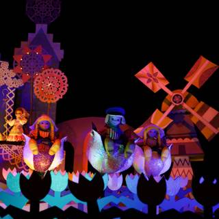 Magical Paper Cutout Performers at Disneyland