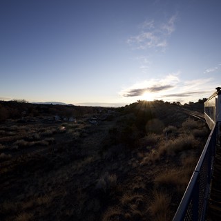 Sunset View from Verde Canyon Railroad Train