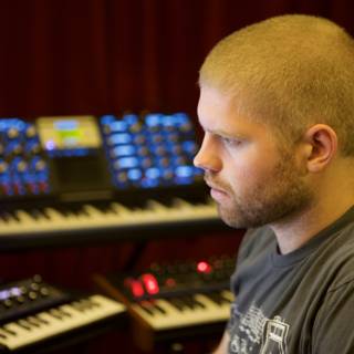 Morgan Page Creating Music on Keyboard