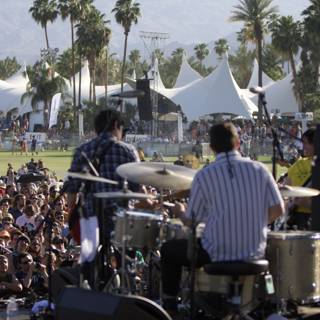 Group Drumming at Coachella 2008