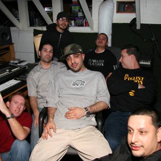 Recording Studio Session with Cesar N, Rob G, Clutch, Justin F, Eric S, and Gil M