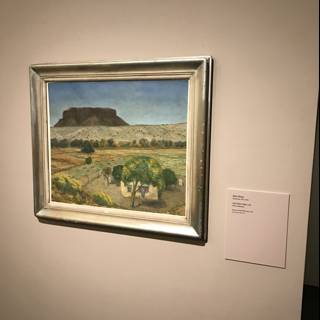 Mountain Landscape Painting in New Mexico Museum of Art