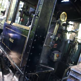 Steel Sentinel of the Tracks: The Classic Oak Steam Locomotive