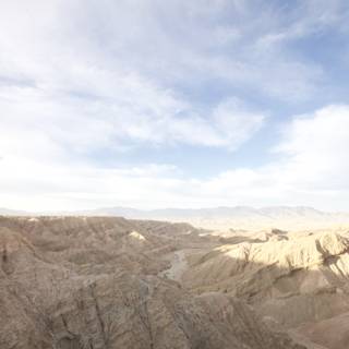 Mountainous Vista over the Desert