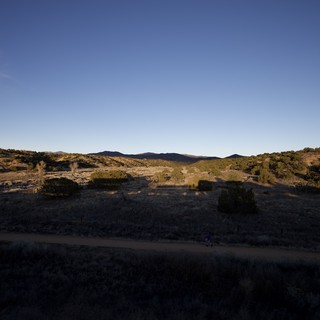 Desert Valley at Dusk in Southwest Landscape
