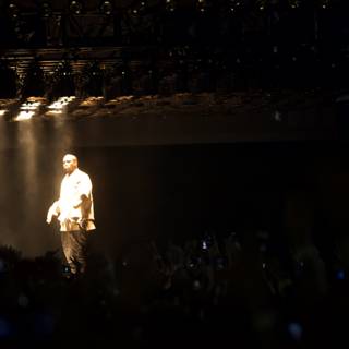 Kanye West electrifies the stage