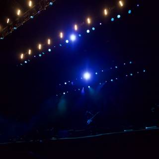 Blue Lighting on Coachella Stage