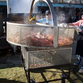 Grilling up a storm at the Lobster Festival