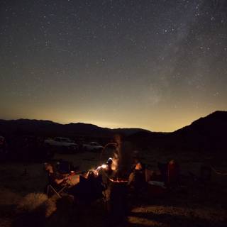 Starry Campfire Night