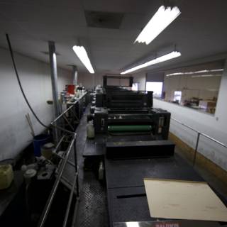 The Giant Printing Machine in the Factory