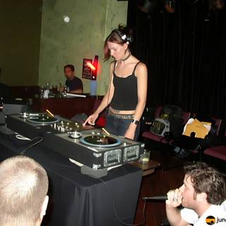 DJ queen rocks the club