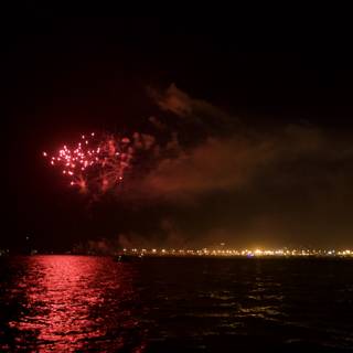 Spectacular Fireworks Show on the Water