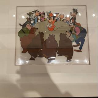 Cartoon Group in a Frame