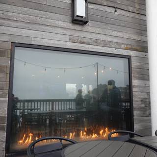 Cozy Fire Pit at the Waterfront Restaurant