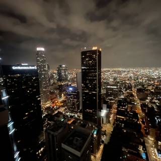 Los Angeles Nightscape from the Top of the Tower