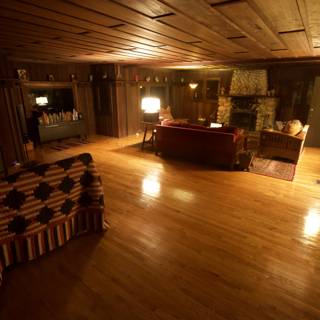 Cozy Living Room with Hardwood Floors