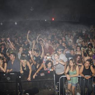 Smoke-filled Crowd at Urban Nightclub