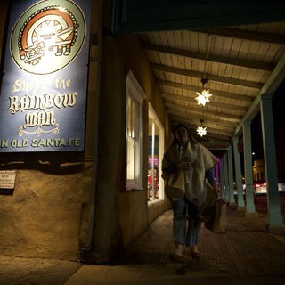 Evening at Rainbow Man Store in Old Santa Fe