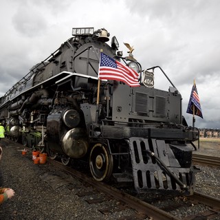 Union Pacific Big Boy 4014 Steam Locomotive on Display