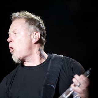 James Hetfield: A Fiery Guitarist on Stage