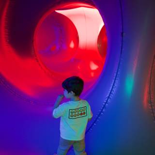 Journey Through the Colorful Tunnel