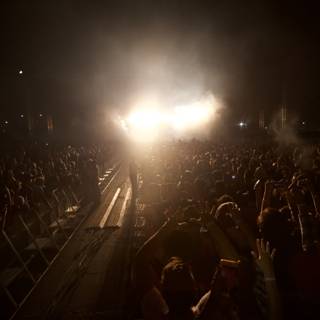 Smoke and Light at the Rock Concert