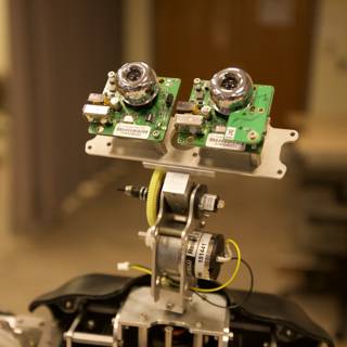 Dual cameras on robotic hardware