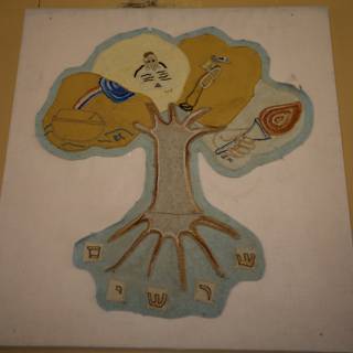 Symbolic Tree in Applique Painting