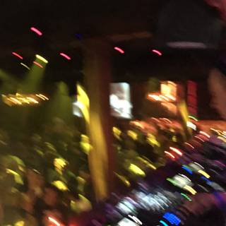 Blurry Night Life at LA Club