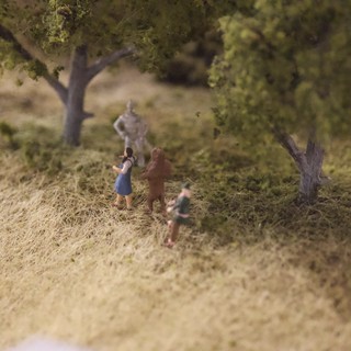 Wizard of Oz Miniature Diorama in Forest Setting