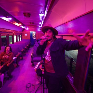 Live Acoustic Performance in Vintage Train Car