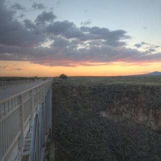 Sunset Bridge at Taos Canyon