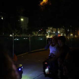 Night Crowd Outside Wobbleland Festival SJSU