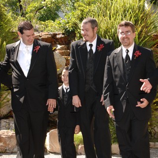 Groomsmen Share Laughs Before Wedding Ceremony