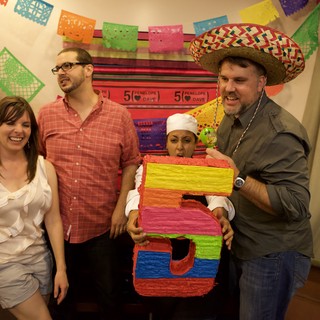 Cinco Años: Fiesta Anniversary Celebration with Piñata Number Five
