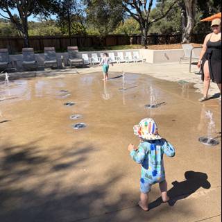 **Sunny Playtime at the Splash Pad**