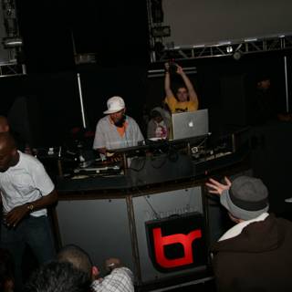 DJ Craze and Charles Kalani entertaining the crowd