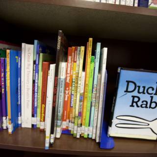 The Duck Rabbit Books on my Library Shelf
