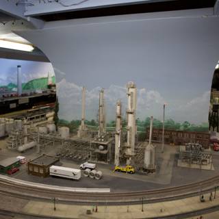 Miniature Cityscape: The Heart of Model Railroading