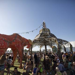 Elephant at Coachella Festival