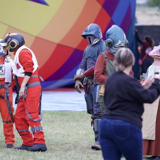 Star Wars Cosplayers Gather at Hot Air Balloon Festival