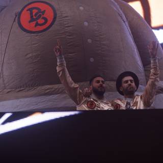 Two Men and a Balloon at Coachella
